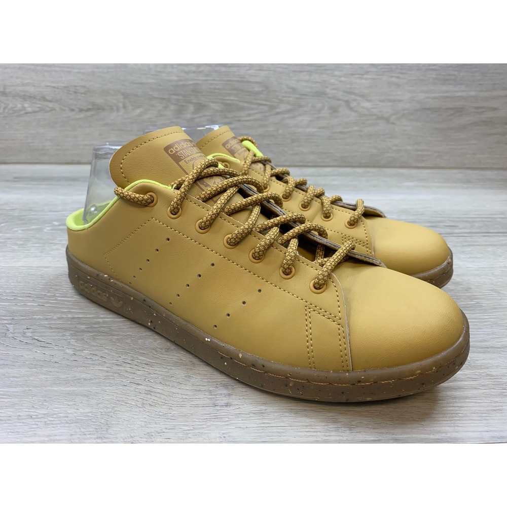 Adidas Stan Smith Mules Wheat Tan Slip On Sneakers Men's 9.5 Classic Shoes